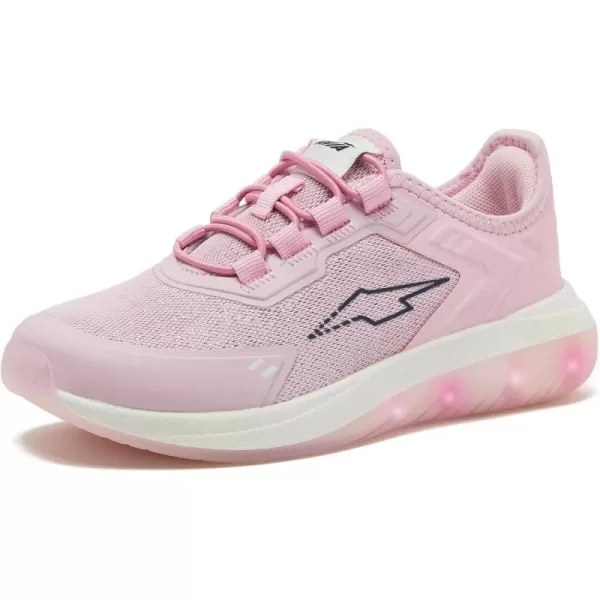 Avia Spark Slip On LED Light Up Boys and Girls Sneakers - Lightweight Tennis, Athletic, Kids and Toddler Light Up Shoes for Girls and Boys - Little Kid Shoes Size 11-3