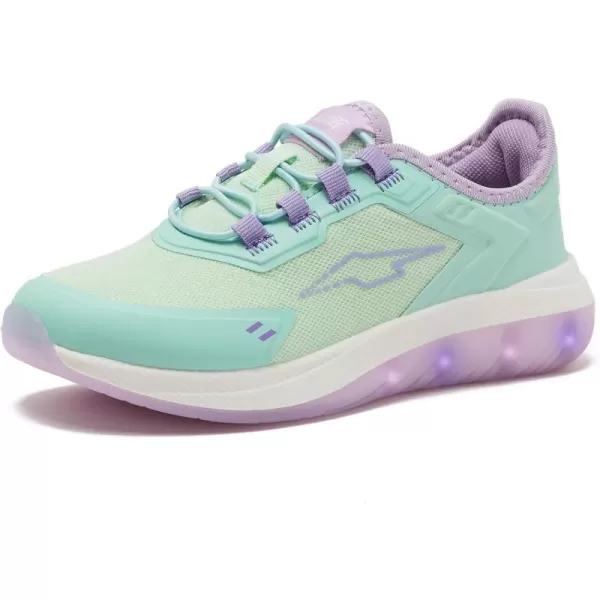 Avia Spark Slip On LED Light Up Boys and Girls Sneakers - Lightweight Tennis, Athletic, Kids and Toddler Light Up Shoes for Girls and Boys - Little Kid Shoes Size 11-3