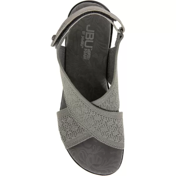 JBU Alyssa Women's Comfort Casual Adjustable Ankle Strap Open Toe Classic Sandal Wedge