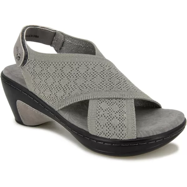 JBU Alyssa Women's Comfort Casual Adjustable Ankle Strap Open Toe Classic Sandal Wedge