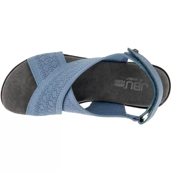 JBU Alyssa Women's Comfort Casual Adjustable Ankle Strap Open Toe Classic Sandal Wedge