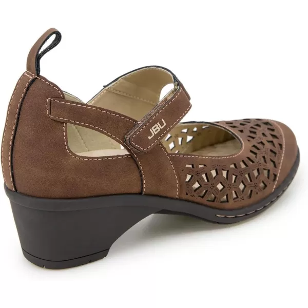 JBU Jolene Women's Comfort Casual Adjustable Ankle Strap Pump