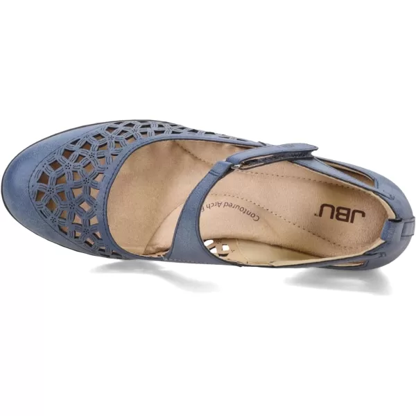 JBU Jolene Women's Comfort Casual Adjustable Ankle Strap Pump