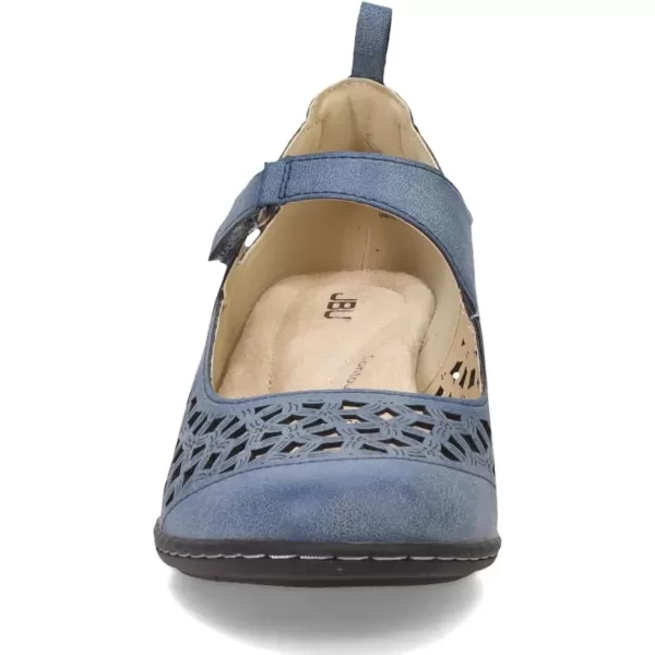 JBU Jolene Women's Comfort Casual Adjustable Ankle Strap Pump