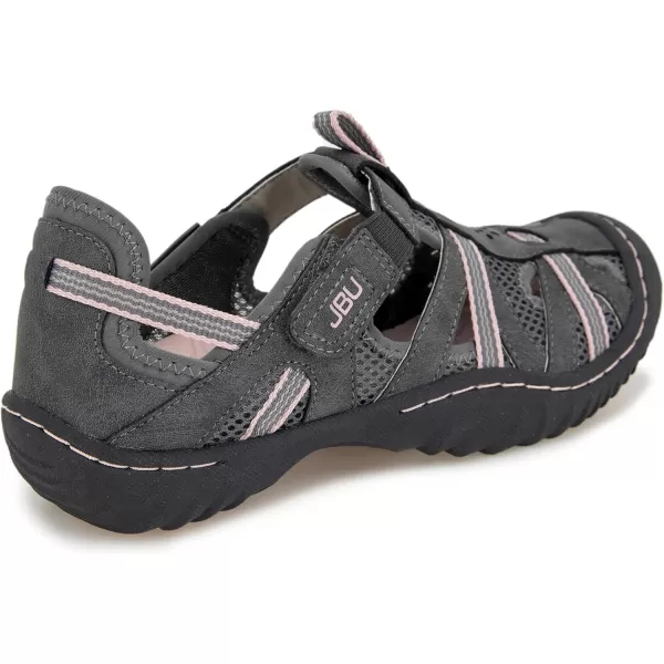 JBU Regional Water Ready Women's Outdoor Comfort Adjustable Closed Toe Water Shoes