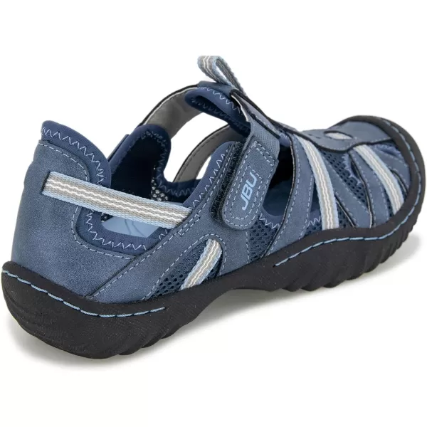 JBU Regional Water Ready Women's Outdoor Comfort Adjustable Closed Toe Water Shoes