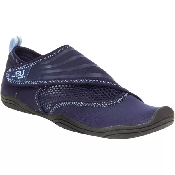JBU Womens Ariel Water Flats Casual - Black
