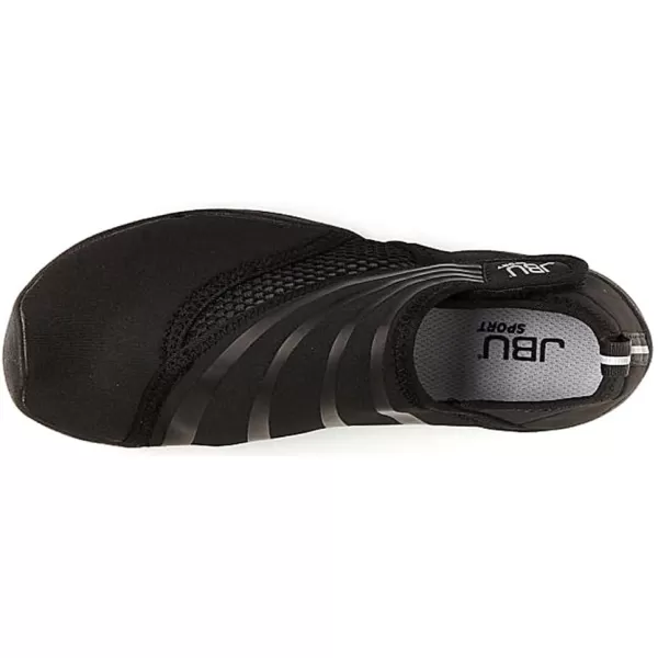 JBU Womens Ariel Water Flats Casual - Black