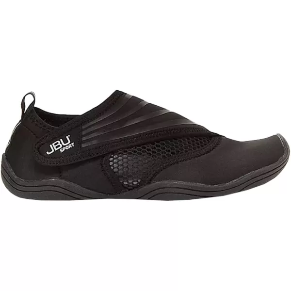 JBU Womens Ariel Water Flats Casual - Black
