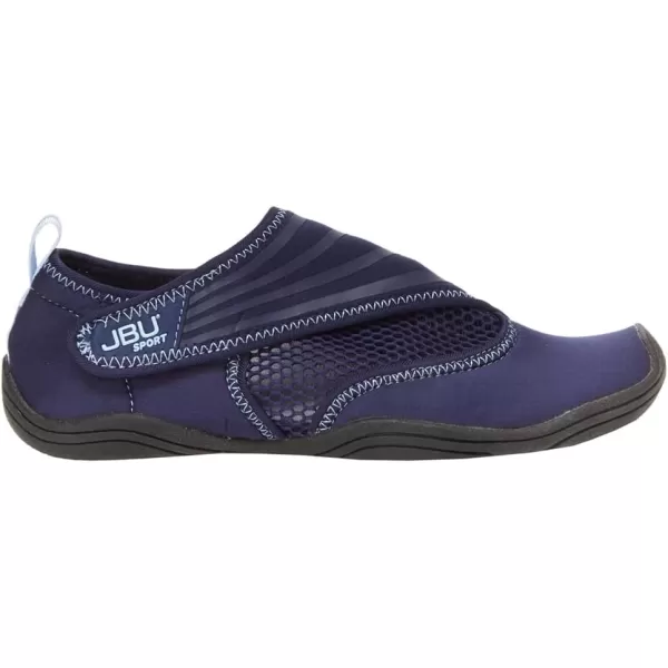 JBU Womens Ariel Water Flats Casual - Black