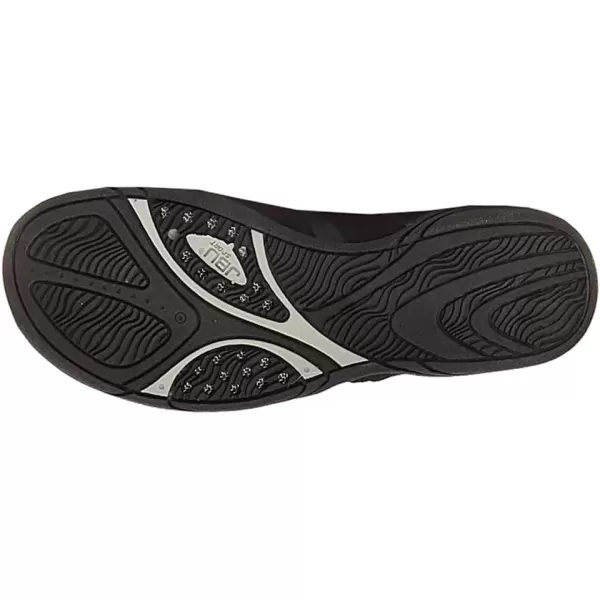 JBU Womens Ariel Water Flats Casual - Black