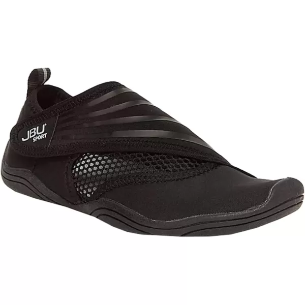 JBU Womens Ariel Water Flats Casual - Black