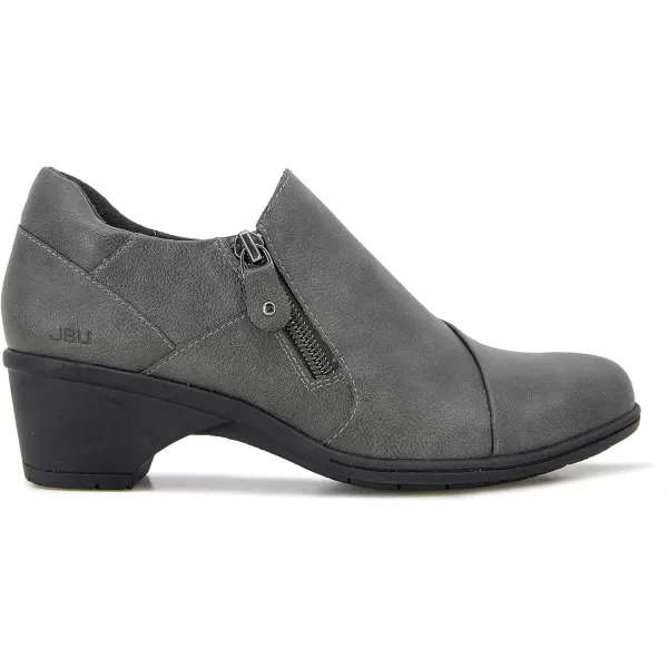 JBU Womens Grazia Slip On Pumps Dress Casual Casual Low Heel 1-2" - Grey