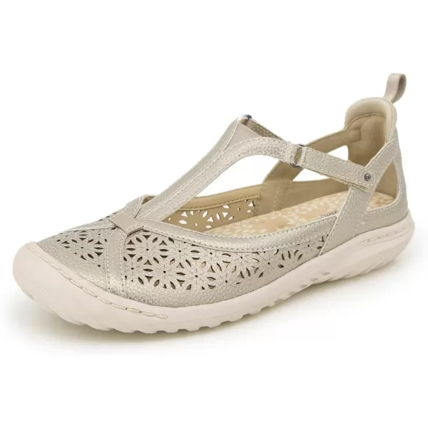 Jambu Women's Daffodil Comfort Casual Classic Mary Jane T-Strap Flats Fashion Shoes