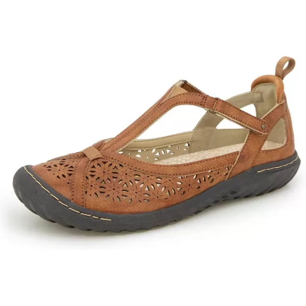 Jambu Women's Daffodil Comfort Casual Classic Mary Jane T-Strap Flats Fashion Shoes