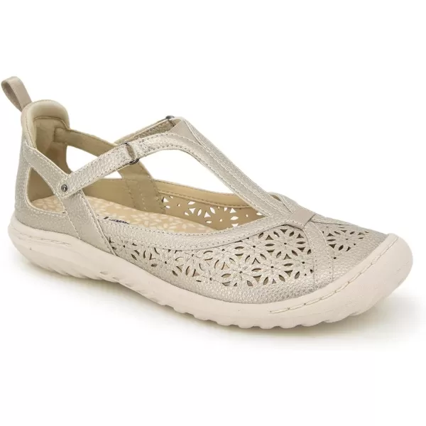Jambu Women's Daffodil Comfort Casual Classic Mary Jane T-Strap Flats Fashion Shoes