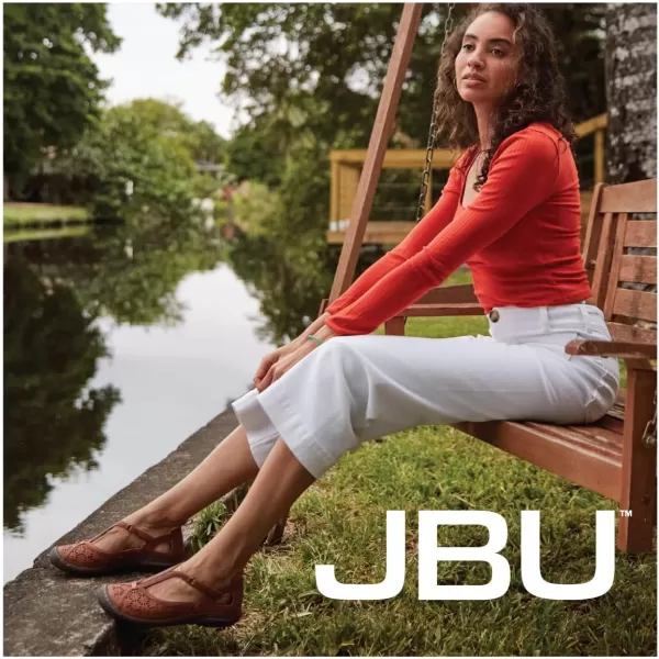 Jambu Women's Daffodil Comfort Casual Classic Mary Jane T-Strap Flats Fashion Shoes