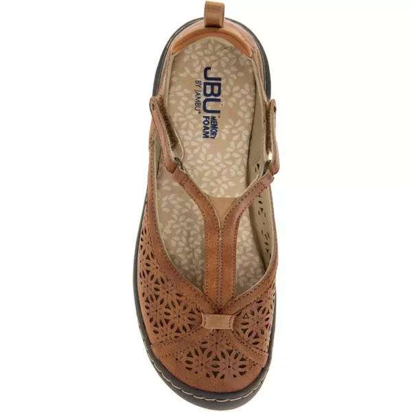 Jambu Women's Daffodil Comfort Casual Classic Mary Jane T-Strap Flats Fashion Shoes