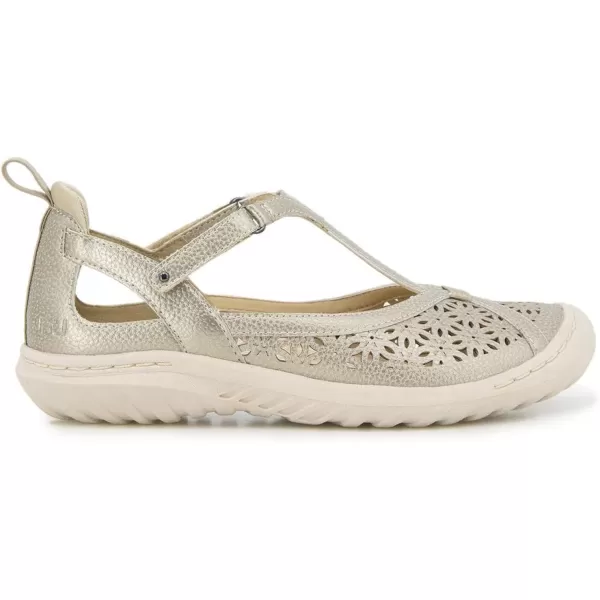 Jambu Women's Daffodil Comfort Casual Classic Mary Jane T-Strap Flats Fashion Shoes