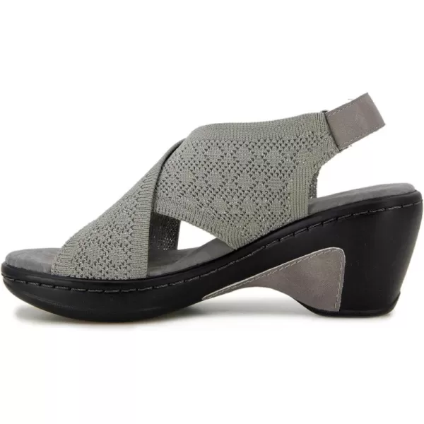 JBU Alyssa Women's Comfort Casual Adjustable Ankle Strap Open Toe Classic Sandal Wedge