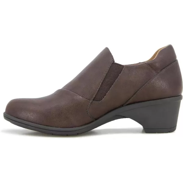 JBU Womens Grazia Slip On Pumps Dress Casual Casual Low Heel 1-2" - Grey