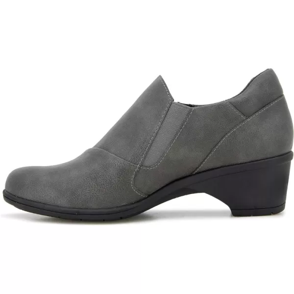 JBU Womens Grazia Slip On Pumps Dress Casual Casual Low Heel 1-2" - Grey