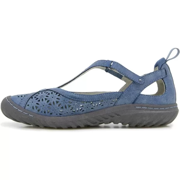 Jambu Women's Daffodil Comfort Casual Classic Mary Jane T-Strap Flats Fashion Shoes