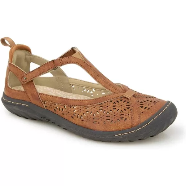 Jambu Women's Daffodil Comfort Casual Classic Mary Jane T-Strap Flats Fashion Shoes