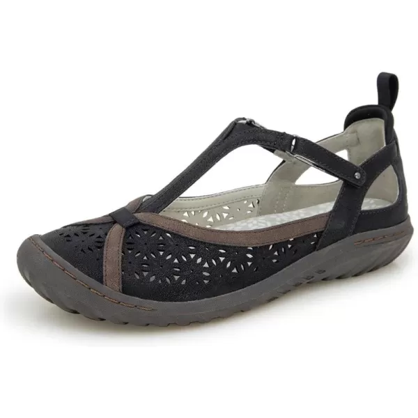 Jambu Women's Daffodil Comfort Casual Classic Mary Jane T-Strap Flats Fashion Shoes