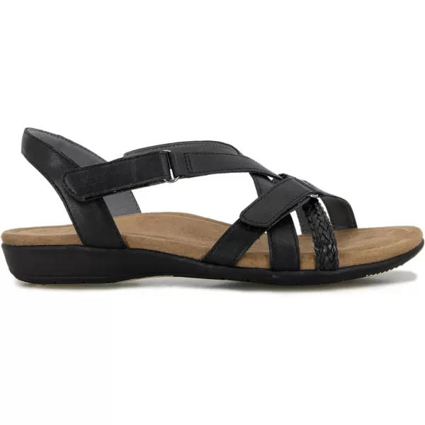 JBU Brooke Vegan Women's Comfort Casual Adjustable Ankle Strap Classic Flat Sandals