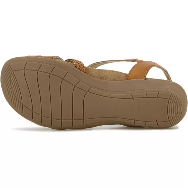 JBU Brooke Vegan Women's Comfort Casual Adjustable Ankle Strap Classic Flat Sandals