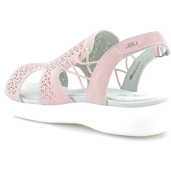 JBU Francis Women's Comfort Casual Adjustable Ankle Strap Open Toe Fashion Sandal