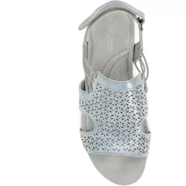 JBU Francis Women's Comfort Casual Adjustable Ankle Strap Open Toe Fashion Sandal