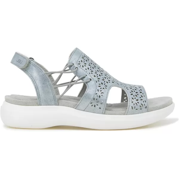 JBU Francis Women's Comfort Casual Adjustable Ankle Strap Open Toe Fashion Sandal