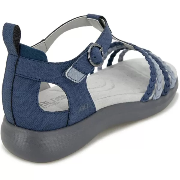 JBU Prague Women's Comfort Casual Adjustable Ankle Strap Flat Open Toe Classic Fashion Sandals