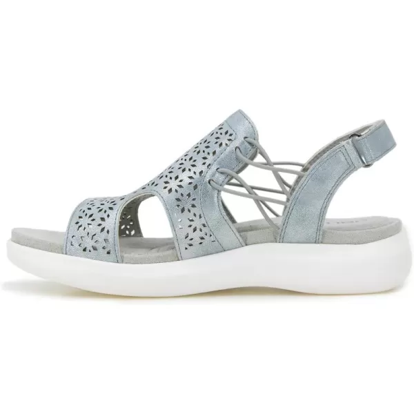 JBU Francis Women's Comfort Casual Adjustable Ankle Strap Open Toe Fashion Sandal