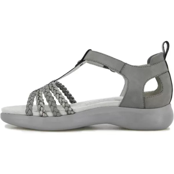 JBU Prague Women's Comfort Casual Adjustable Ankle Strap Flat Open Toe Classic Fashion Sandals