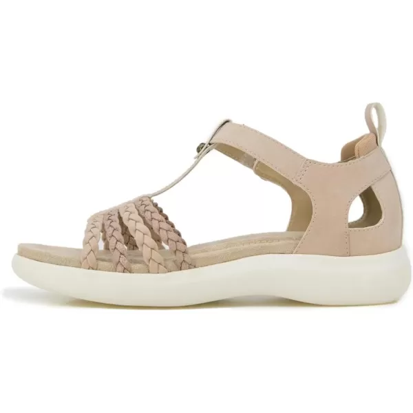 JBU Prague Women's Comfort Casual Adjustable Ankle Strap Flat Open Toe Classic Fashion Sandals