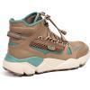 imageJBU Womens Gripper Mid Top Fashion Comfort Casual SneakerTaupeTeal