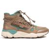 imageJBU Womens Gripper Mid Top Fashion Comfort Casual SneakerTaupeTeal