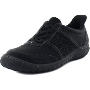 imageJBU Womens Veronica Touchless Easy Slip On Comfort Casual Flat SneakerBlackCharcoal