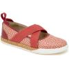imageJBU Womens Elm Ballet FlatRedCream Raffia