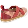 imageJBU Womens Elm Ballet FlatRedCream Raffia