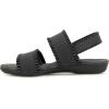imageJBU Womens Fashion Flat SandalBlack