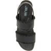 imageJBU Womens Fashion Flat SandalBlack