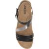 imageJBU Womens Fashion Flat SandalBlackGunmetal