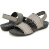 imageJBU Womens Fashion Flat SandalGunmetal