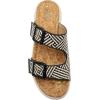 imageJBU Womens Fashion Wedge SandalBlack Raffia