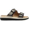 imageJBU Womens Fashion Wedge SandalBlack Raffia