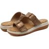 imageJBU Womens Fashion Wedge SandalBrown Shimmer
